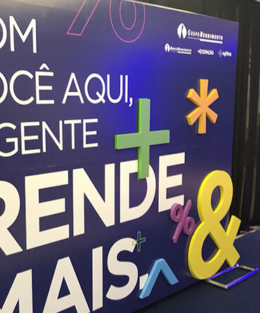 locação de banner backdrop