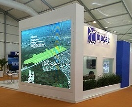 Painel de LED para Stand e feiras, locação em sp